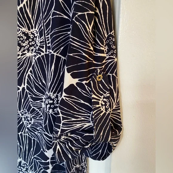 Banana Republic Poppy Floral Shift Dress - Medium - Picture 4 of 6